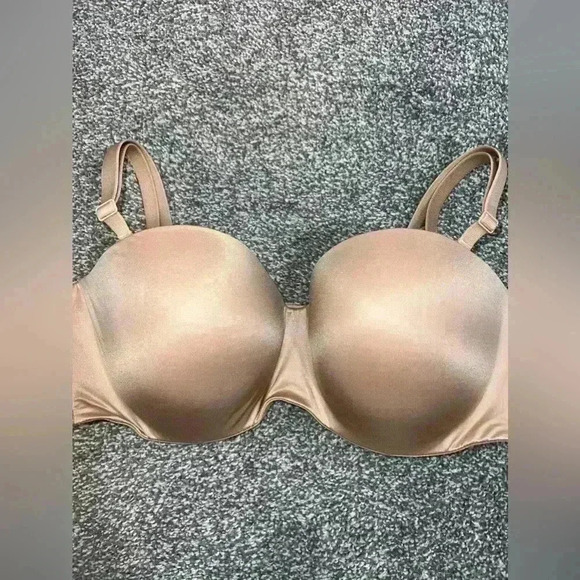 BODY BY VICTORIA Lightly Lined Smooth Strapless / strap Bra 36DD - Picture 2 of 13